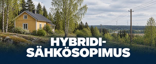 Kulutusvaikutuksellinen sähkösopimus - hybridi sähkösopimus, jossa oma kulutuksesi vaikuttaa hintaan